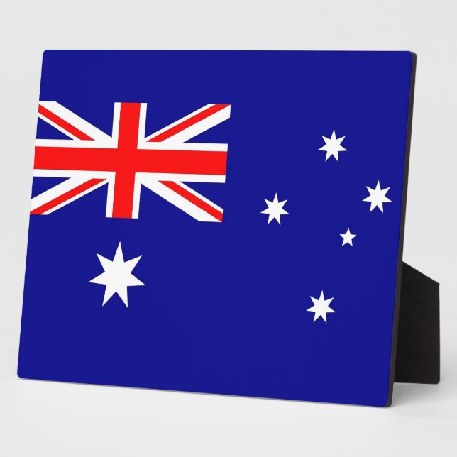 Plaque drapeau australien (Côté)