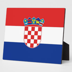 Plaque Drapeau Croate