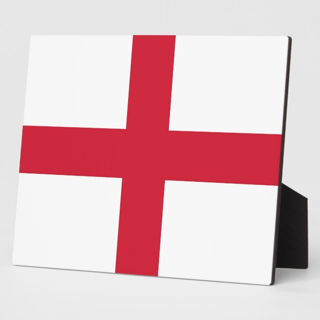 Plaque drapeau d'Angleterre (Côté)