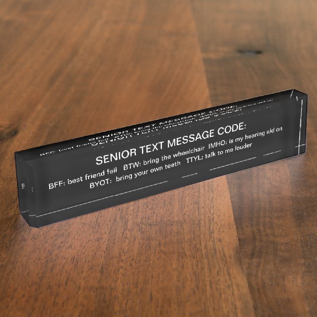 Plaque drôle de bureau (Taille)