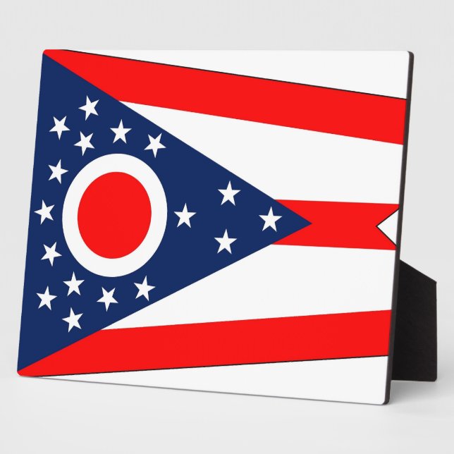Plaque du drapeau de l'État de l'Ohio (Côté)