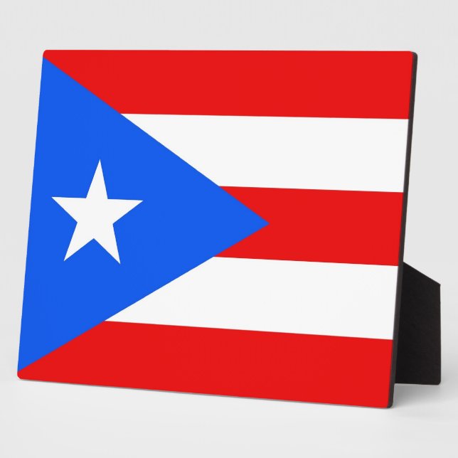 Plaque du drapeau de l'État de Porto Rico (Côté)