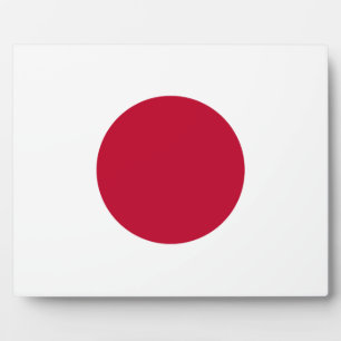Plaque du drapeau japonais