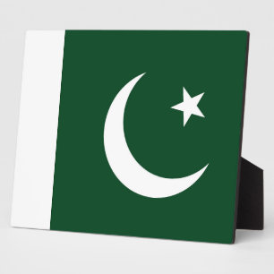 Plaque du drapeau pakistanais