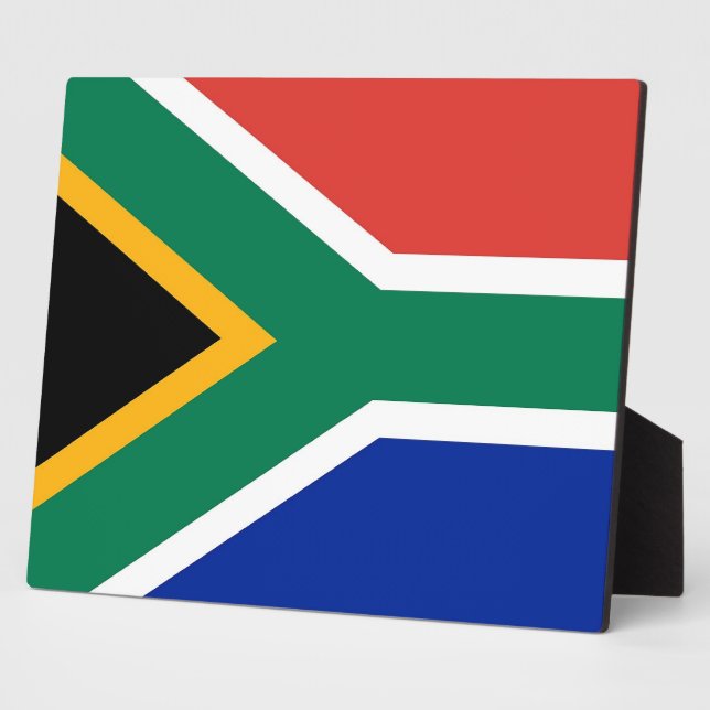 Plaque du drapeau sud-africain (Côté)