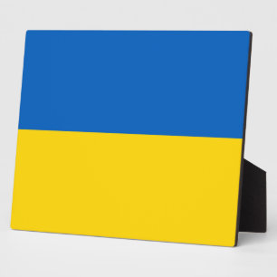 Plaque du drapeau ukrainien