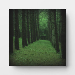 Plaque forestière enchantée