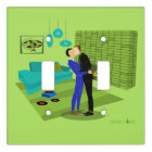 Couple gay rétro en amour