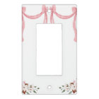 Élégant Rubans rose Aquarelle Floral