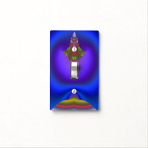 Fractal Diamant Bleu Profond