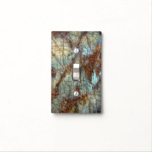 Interrupteur de lampe en cristal de labradorite de
