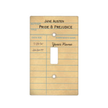 Interrupteur de lampe personnalisable de livre