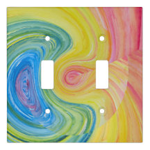 Joyeux Rainbow Swirl Baby Bib