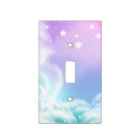 Nuages scintillants rose violet fantaisistes chamb