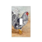 OEuvre d'aquarelle de poulet Dominique