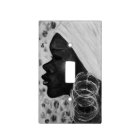 Peinture à l'aquarelle de beauté africaine Noir Bl