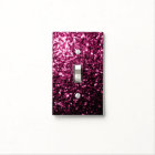 Rose foncé faux brillant paillettes scintillent