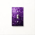 Violet foncé faux brillant paillettes scintillent
