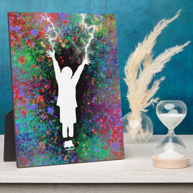 Plaque météorologique orageuse (Côté)