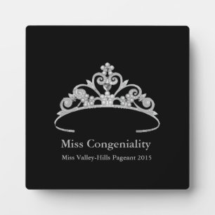 Plaque Miss America Silver Crown Awards