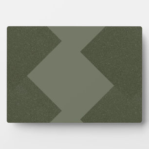 Plaque moderne Moss Green Tabletop avec Easel