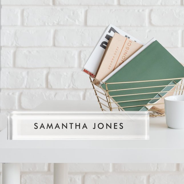 Plaque numérique moderne minimaliste (Créateur téléchargé)