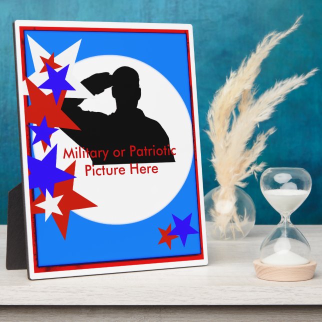 Plaque patriotique commémorative (Côté)