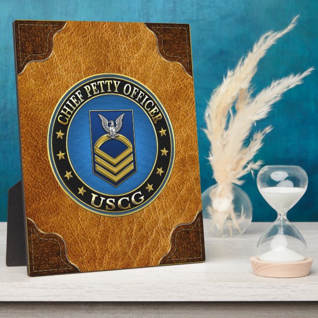 Plaque Photo [100] CG : Chief Petty Officer (CPO) (Côté)
