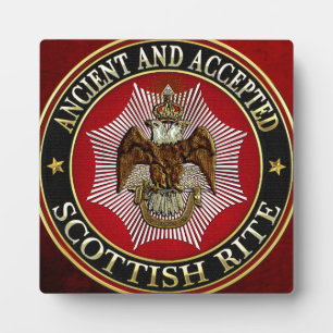 Plaque Photo [100] Eagle à deux têtes de Rite écossais