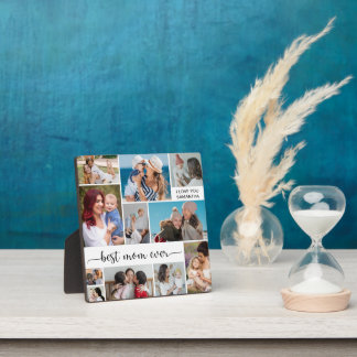 Plaque Photo 11 Photo Collage Meilleure Maman Jamais