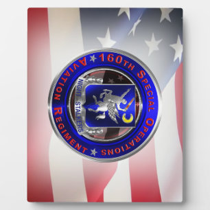 Plaque Photo 160th Special Operations Aviation NIGHT STALKERS  