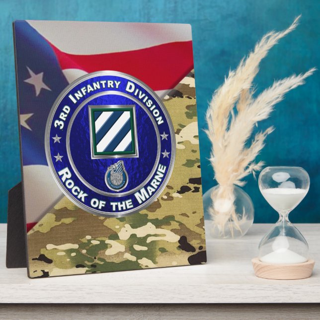 Plaque Photo 3e division d'infanterie (Côté)