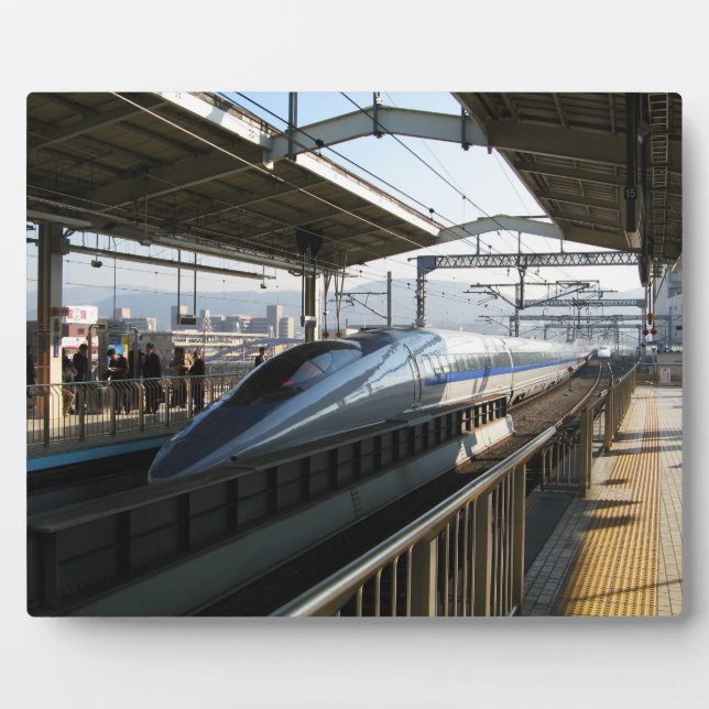 Plaque Photo 500 Series Shinkansen 新幹線 Train à grande vitesse (Devant)