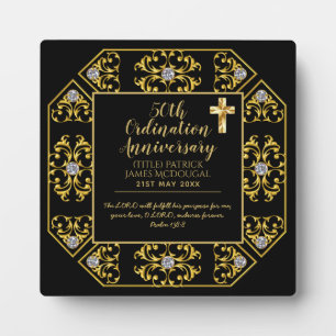 Plaque Photo 50e PRIEST Cabinet Anniversary Personalized