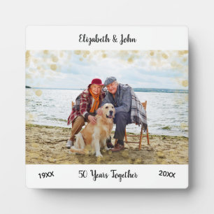 Plaque Photo 50th Wedding Anniversary Custom