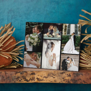 Plaque Photo 6 Collage photo personnalisé Moments favoris
