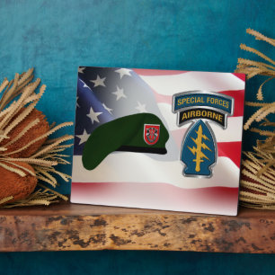 Plaque Photo 7e Groupe des forces spéciales (AIRBORNE)