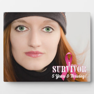 Plaque Photo 8x10 Photo Sensibilisation des survivants au cance