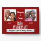 8x10 Ruby 40e anniversaire de mariage carré Photos