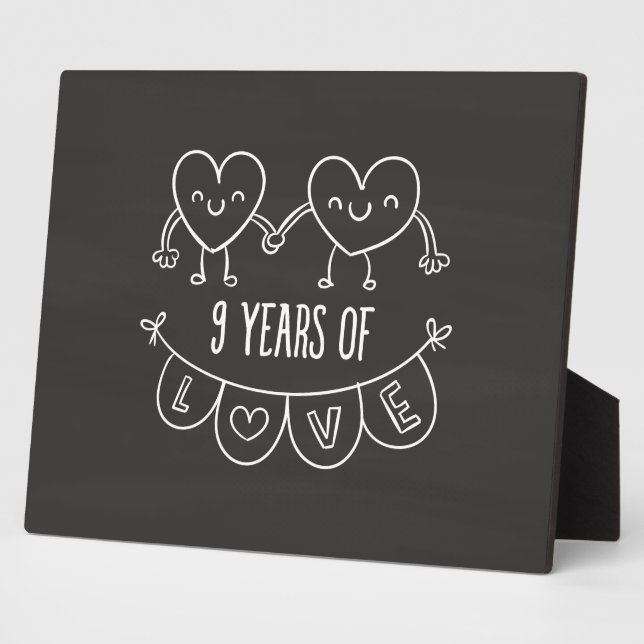 Plaque Photo 9e Anniversary Poison de Chalk Hearts (Côté)