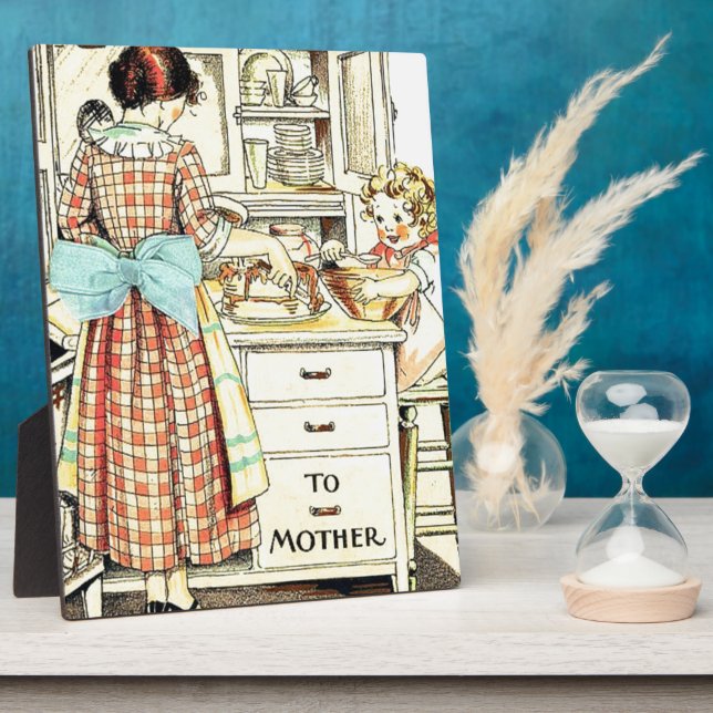 Plaque Photo À la mère (Côté)