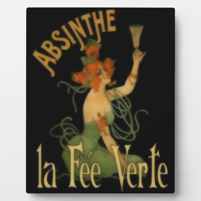 Plaque Photo Absinthe La Fee (Devant)