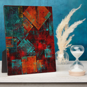 Plaque Photo Abstrait Cool coloré moderne Motif artistique