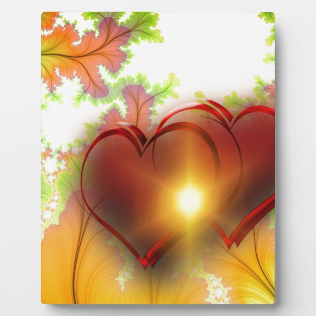 Plaque Photo Accessoires Motifs design coeur moderne chic, amou (Devant)