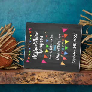 Plaque Photo Adoption de Foster Care Annonce gotcha day