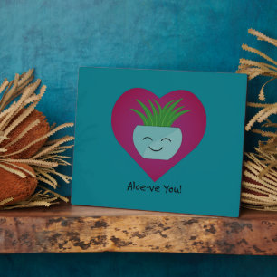Plaque Photo Adorablement Drôle Aloeve You Aloe