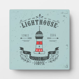 Plaque Photo Affiche de guide de phare à la maison