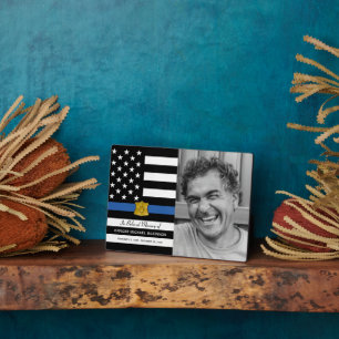 Plaque Photo Agent de police Memorial Keepsaké photo