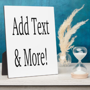 Plaque Photo Ajouter du texte et plus ! Customisez votre propre