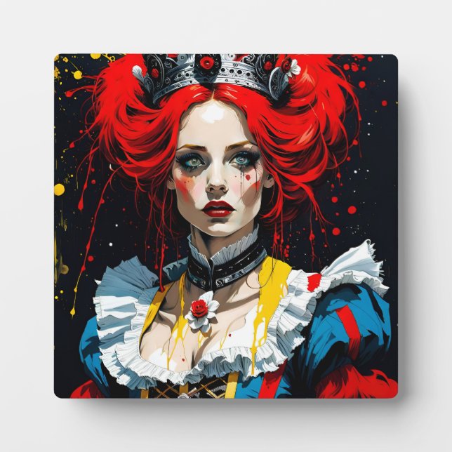 Plaque Photo Alice, reine rouge (Devant)